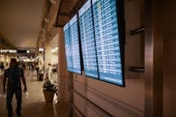 Airline Flight Schedules on Flat screen Televisions