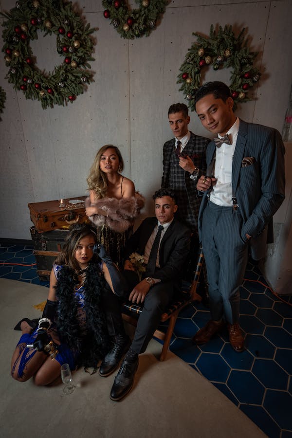 Group of People Taking Group Pic