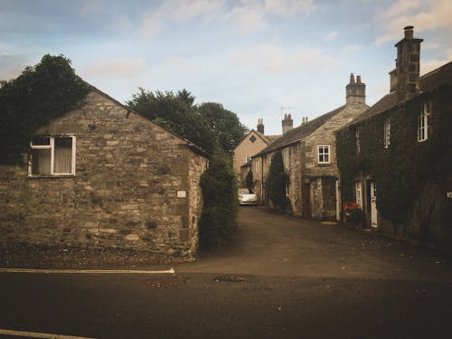 Free Houses and Trees Stock Photo
