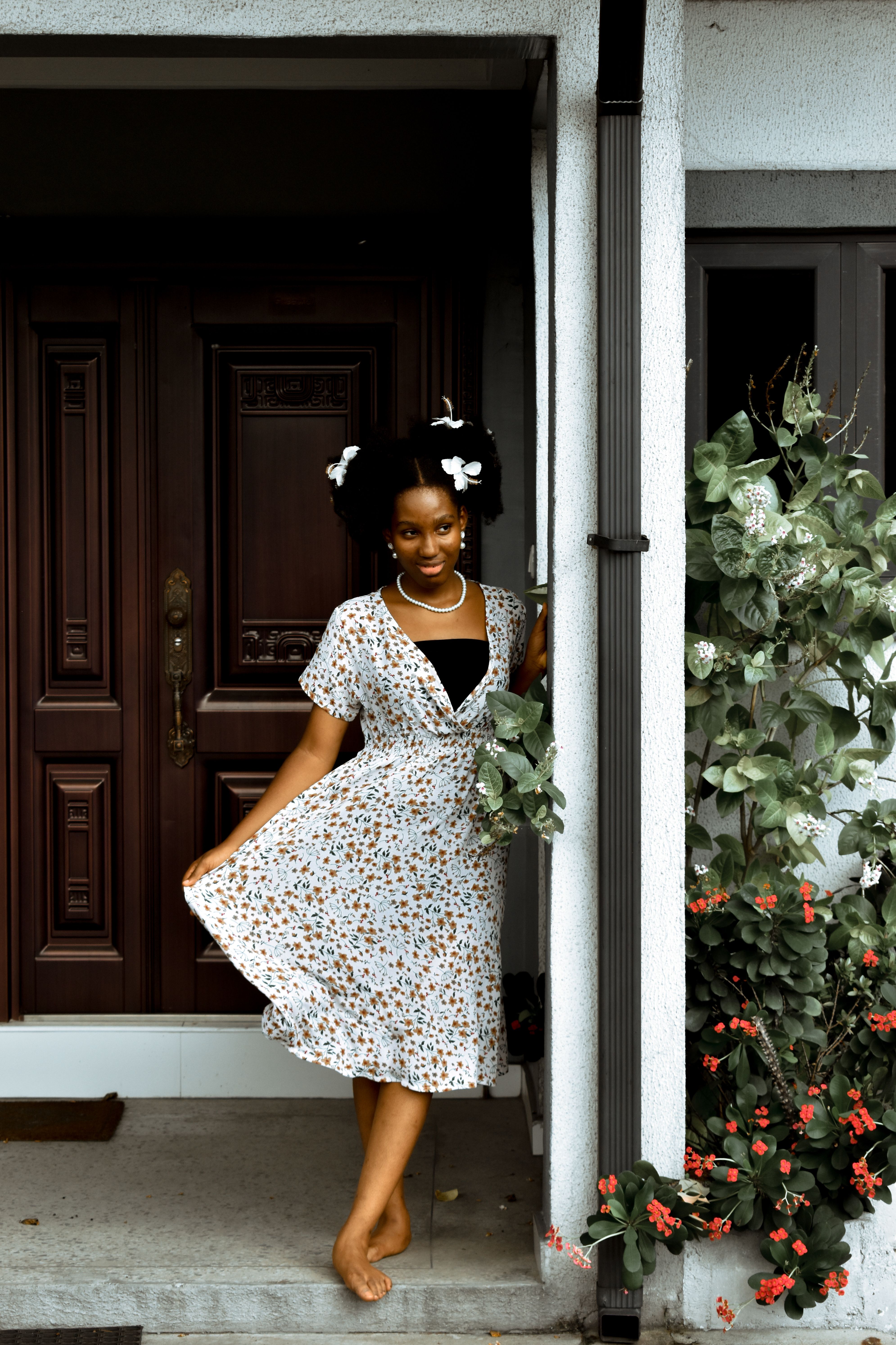 Wrap Midi Dress
