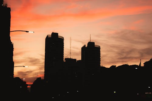 Gratis stockfoto met atardecer, buenos aires, gebouw