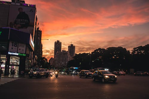 Gratis stockfoto met atardecer, buenos aires, gebouw