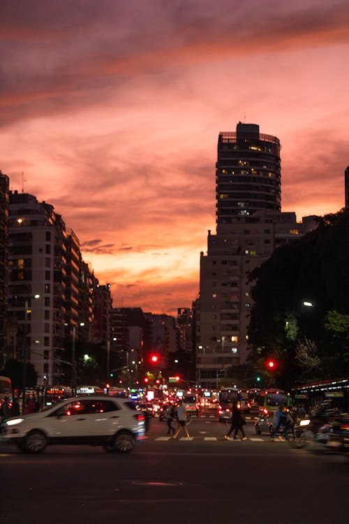 Foto profissional grátis de atardecer, buenos aires, céu