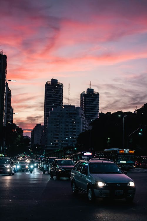 Gratis stockfoto met atardecer, buenos aires, gebouw