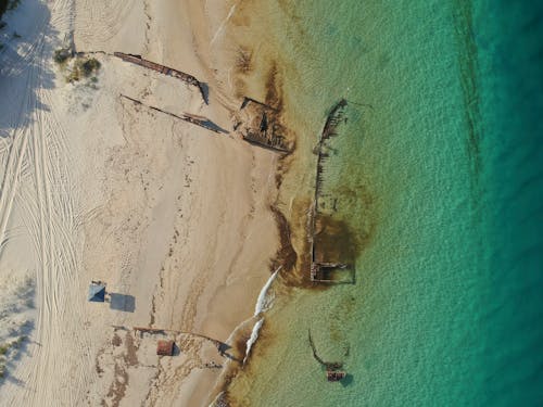 Free stock photo of drone, queensland, shipwreck