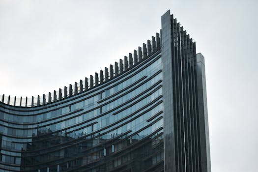 A striking example of modern architecture in Ciudad de México's urban skyline.