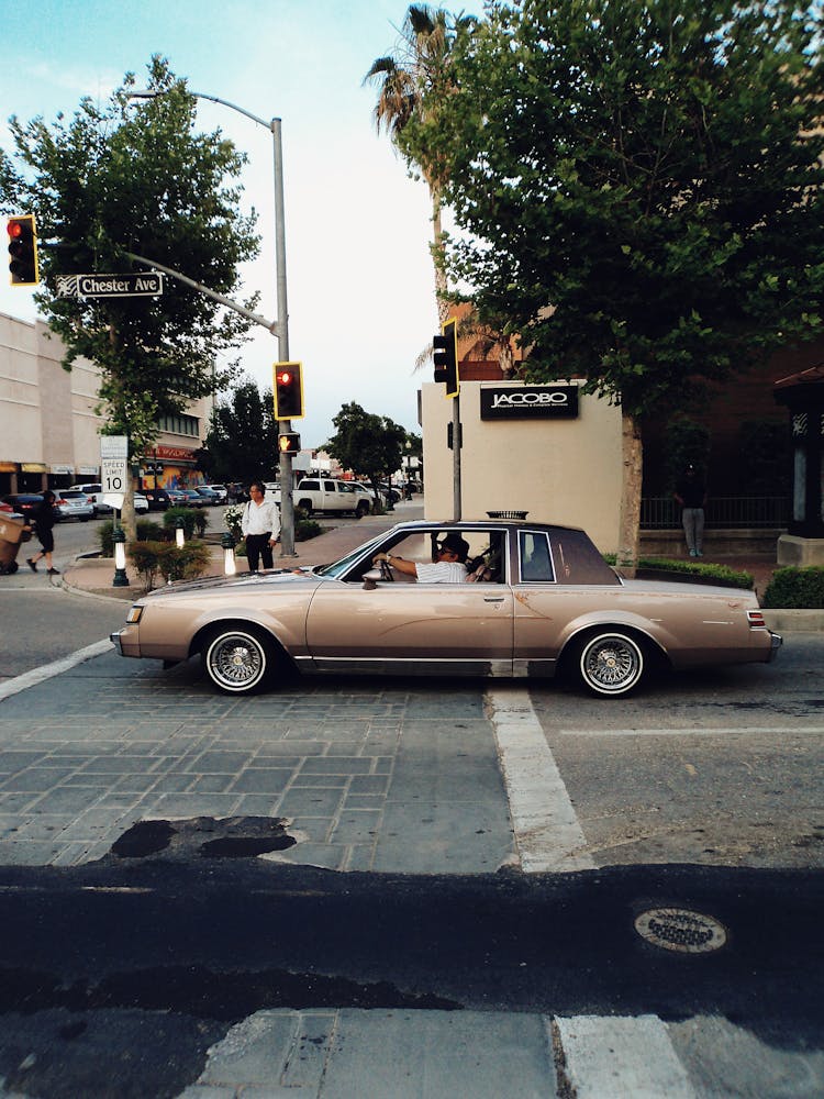 Buick Regal Car At Intersection