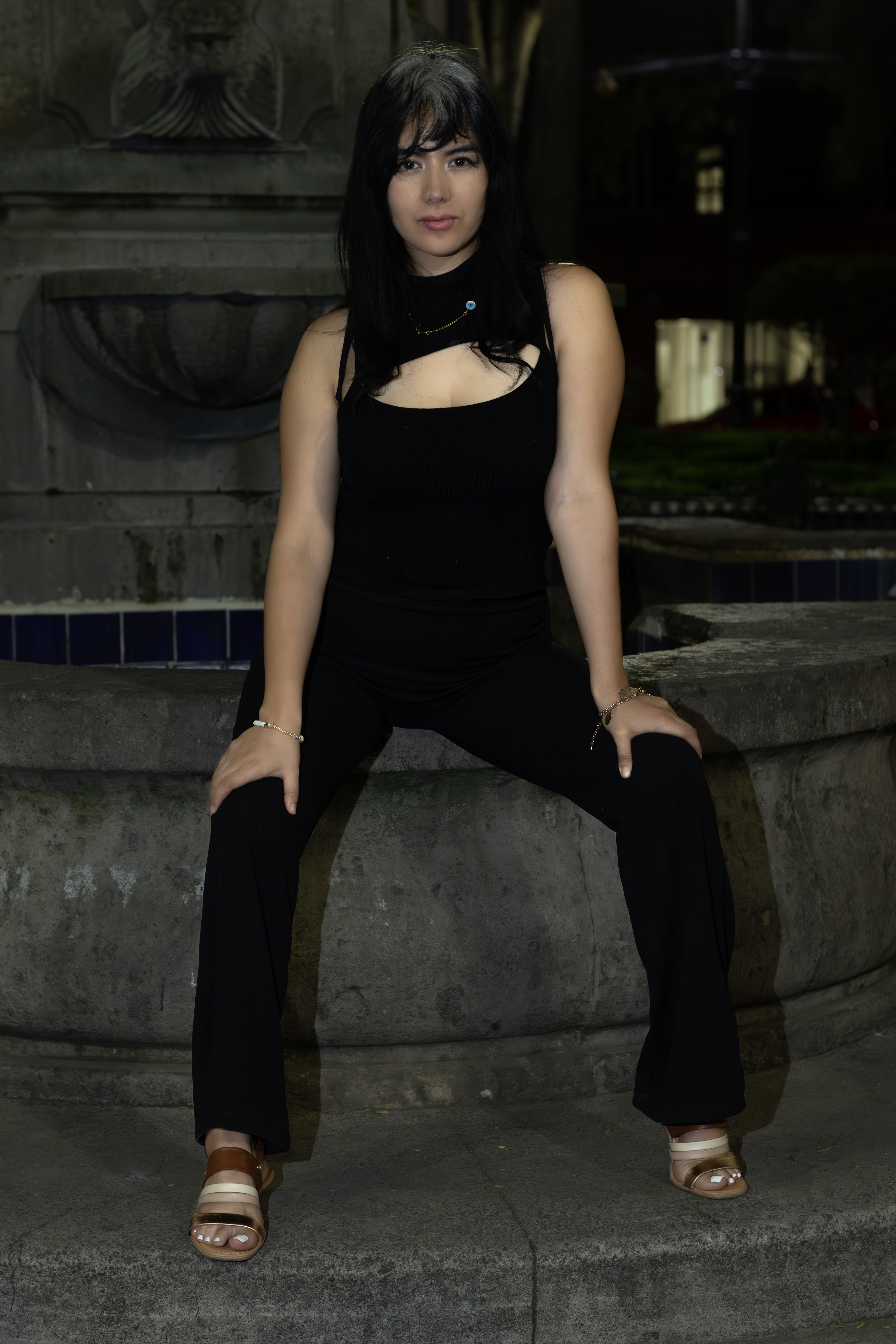 Black Flare Pants