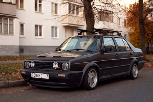 Základová fotografie zdarma na téma auto, černá, jetta