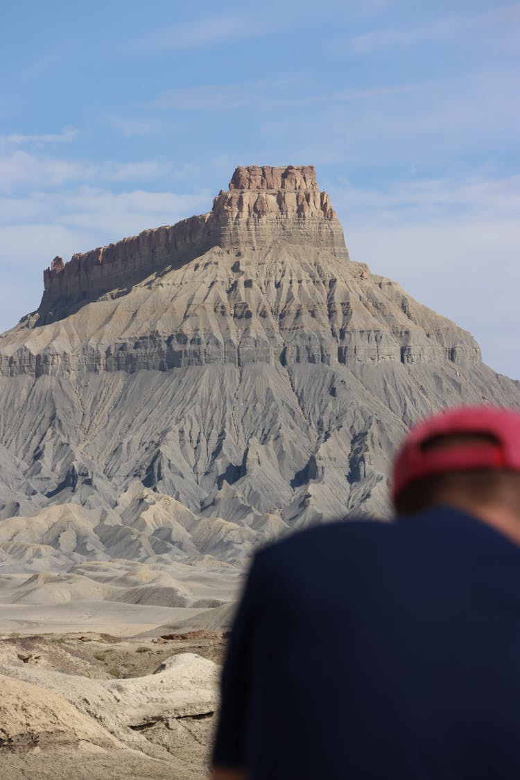 Factory Butte Mountain In Wayne County, Utah, USA