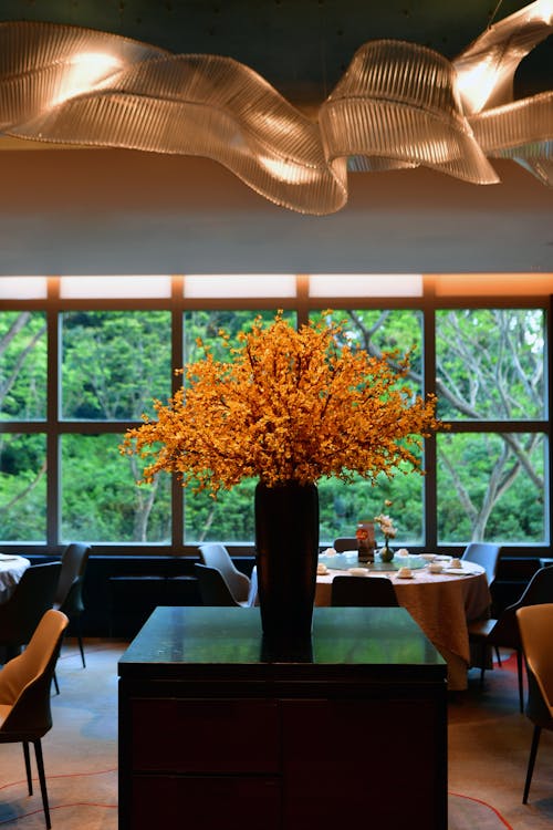 Interior of a Modern Elegant Restaurant 