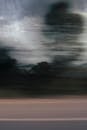 Blurred Trees and Road