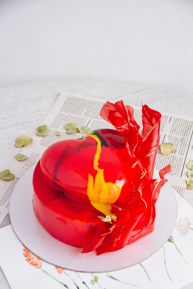 Jelly Heart Cake