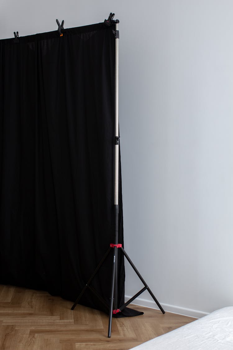 Black Board In Photographic Studio