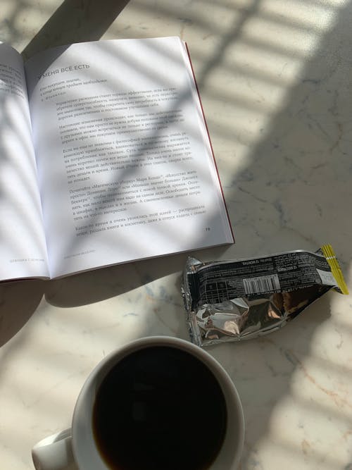Book with Cup of Coffee