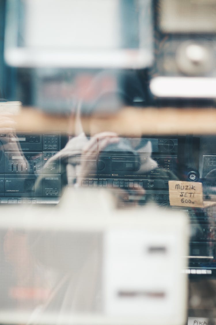 Window Display Of Electronics