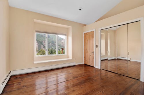 Empty Room with Wooden Floor