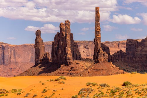 Rock Formations in the Monument Valley, Arizona, United States