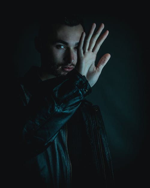 Portrait of a Man in a Leather Jacket 