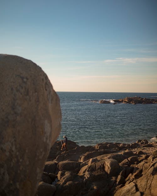 Angler in Seaside