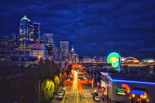 Cityscape Under Night Time