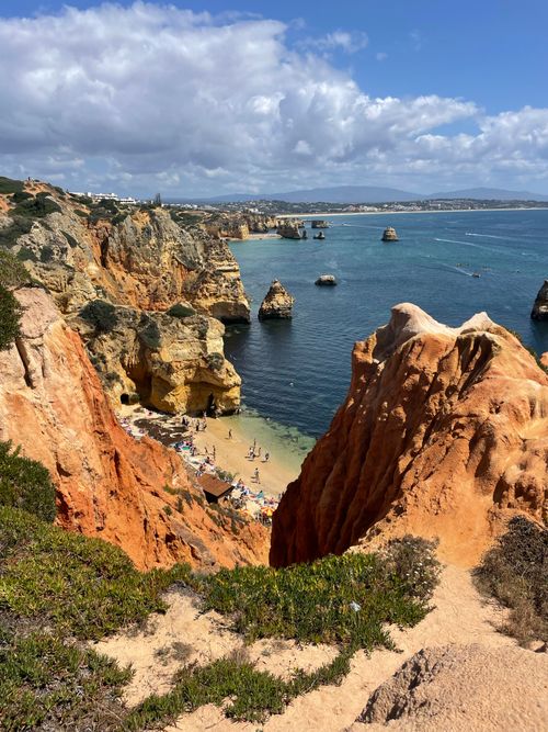 Free Explore breathtaking coastal cliffs and azure waters at this scenic seaside location. Stock Photo
