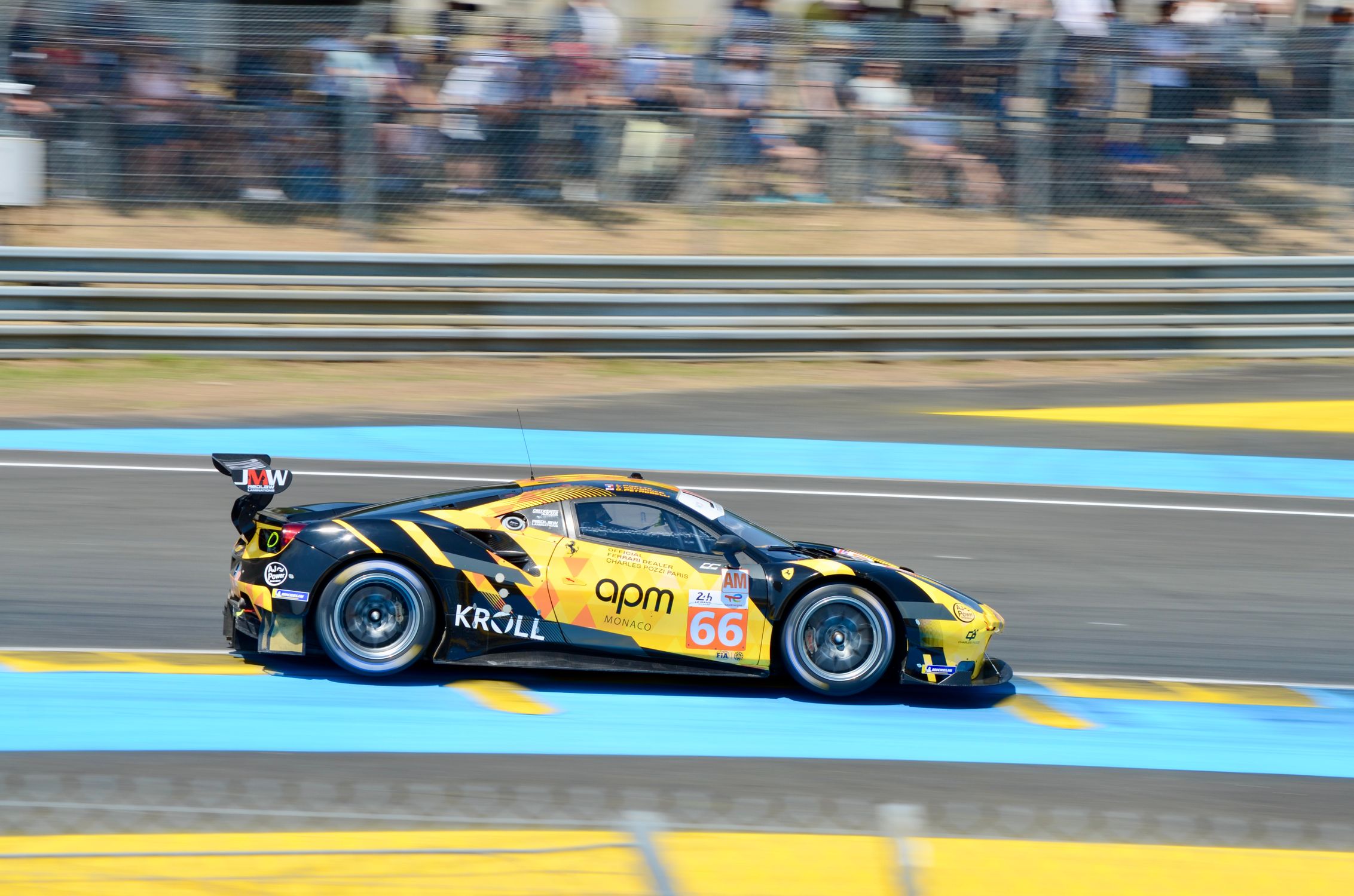 Yellow Racing Show Black and Yellow Car Racing on Track · Free Stock Photo