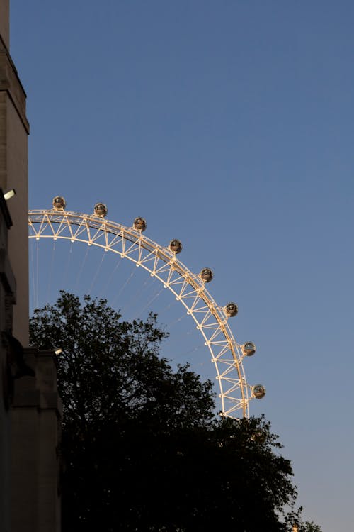 London Eye against Clear Sky