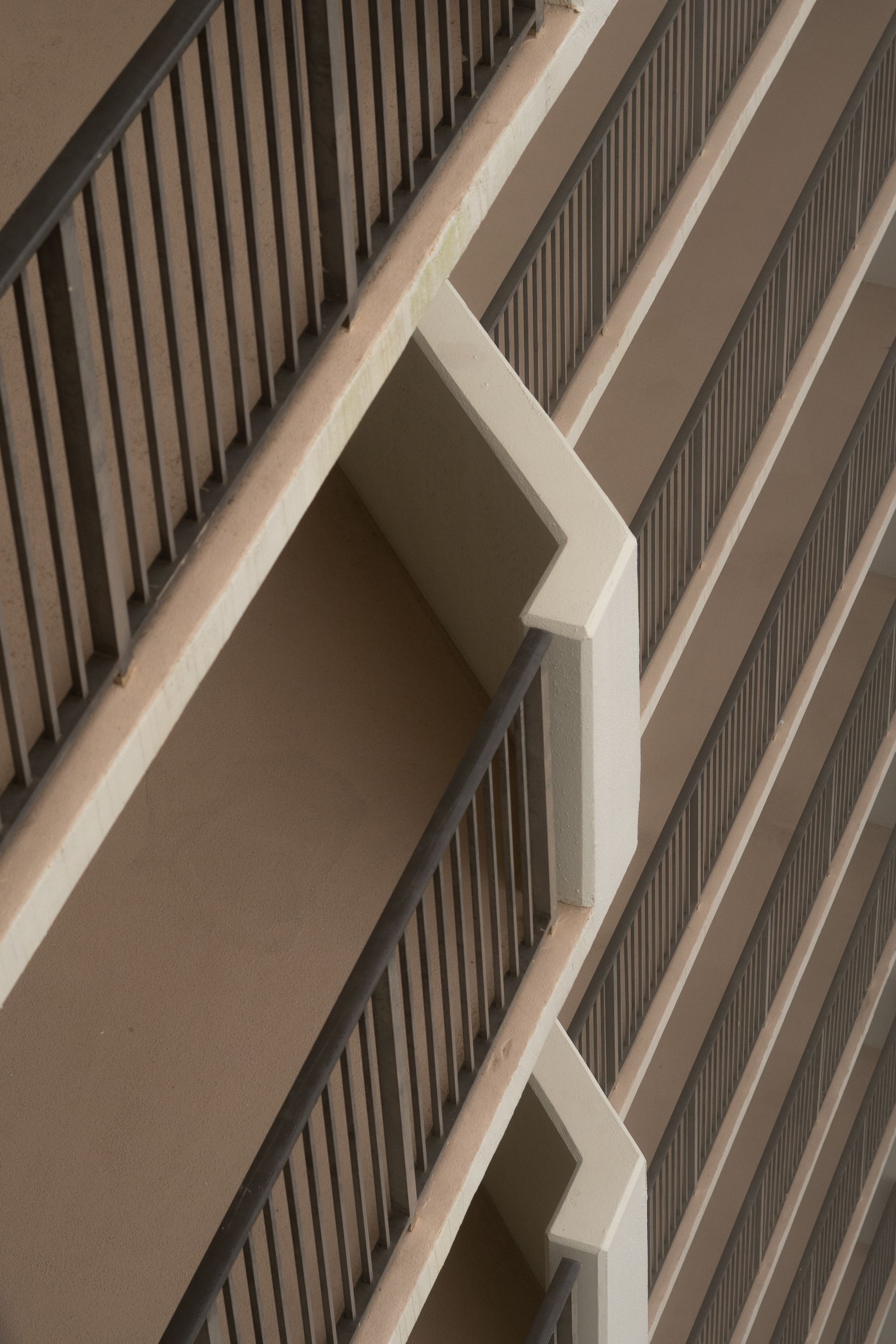 Railings and Building Wall · Free Stock Photo