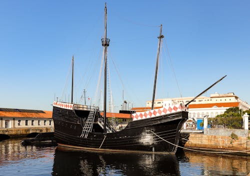 An Old Ship in a Port 