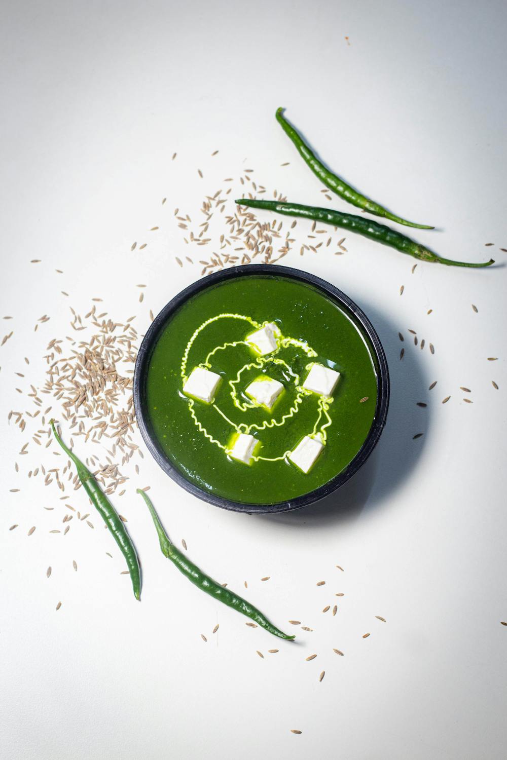 Spinach and Paneer Khichdi Spinach and Paneer Khichdi