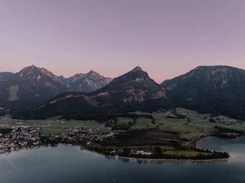 Ingyenes stockfotó Ausztria, dombok, drónfelvétel témában