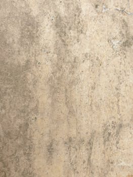 Detailed view of a rough gray stone surface with natural patterns.