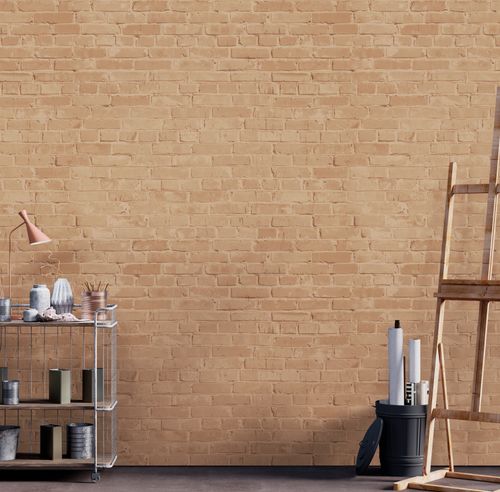 Free Mockup of Art studio with large easel Stock Photo