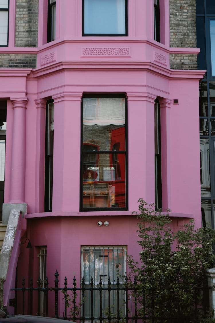 Pink Urban House In London