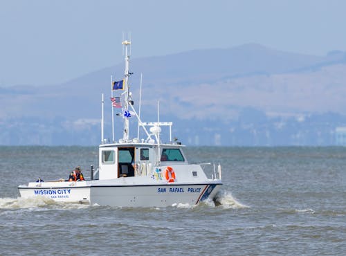 Sailing Police Boat