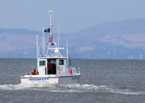 Men on Police Boat