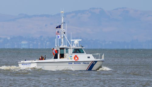 Police Boat in Bay