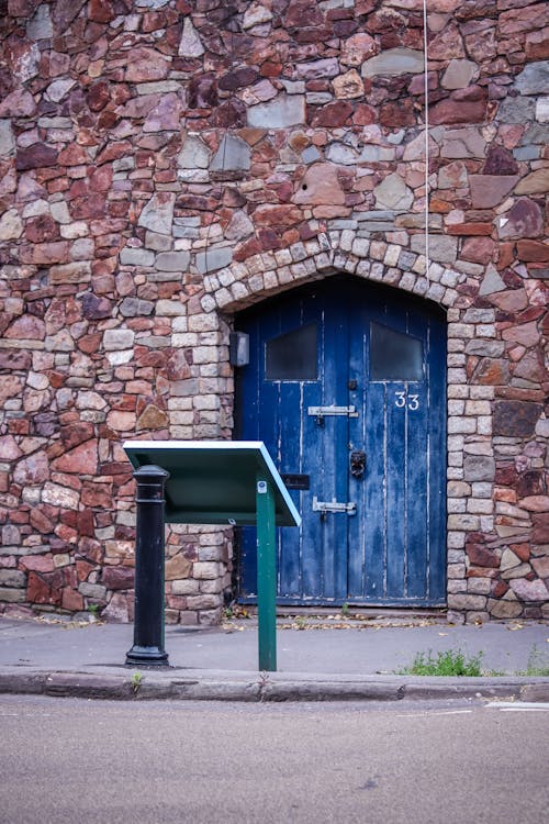 Door in a Brick Building