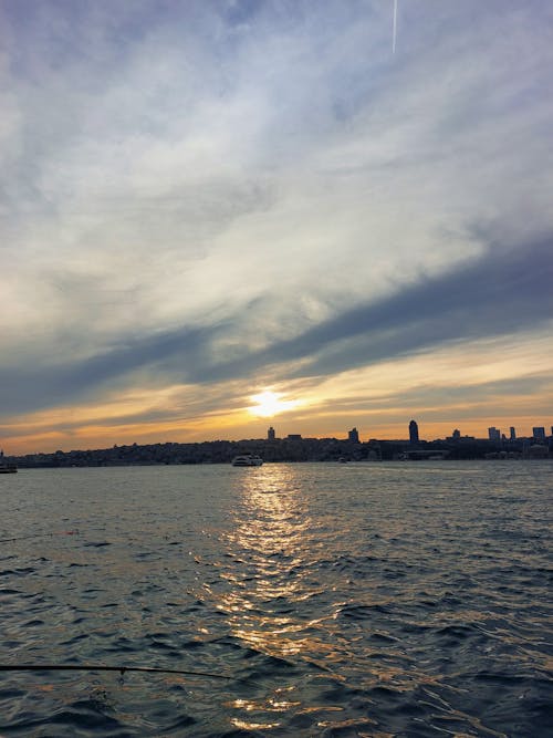 伊斯坦堡, 伊斯坦布爾圖爾基耶, 傍晚的太陽 的 免費圖庫相片