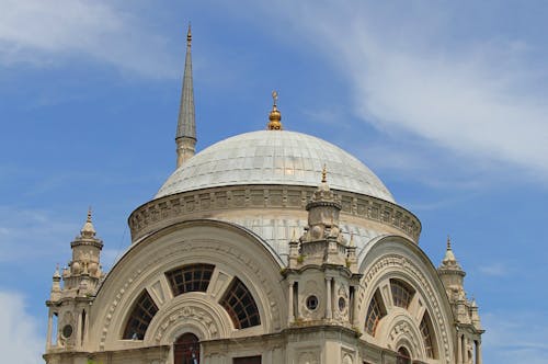 abide, anıtlar, dolmabahçe camii içeren Ücretsiz stok fotoğraf