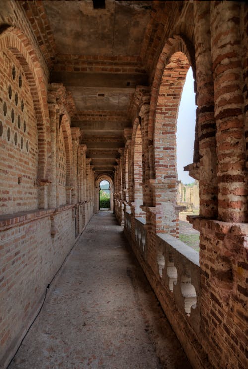 Arches in a Traditional Mosque in Turkey 