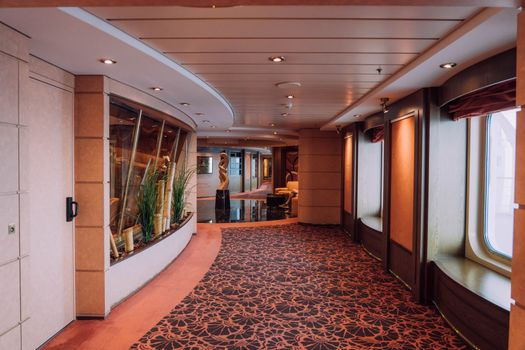 A digital dashboard monitoring ship systems to improve operational efficiency.