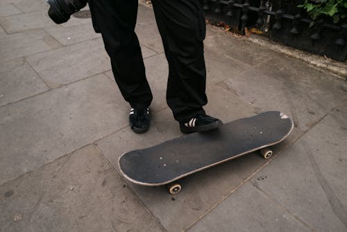 Man Riding on a Skateboard 