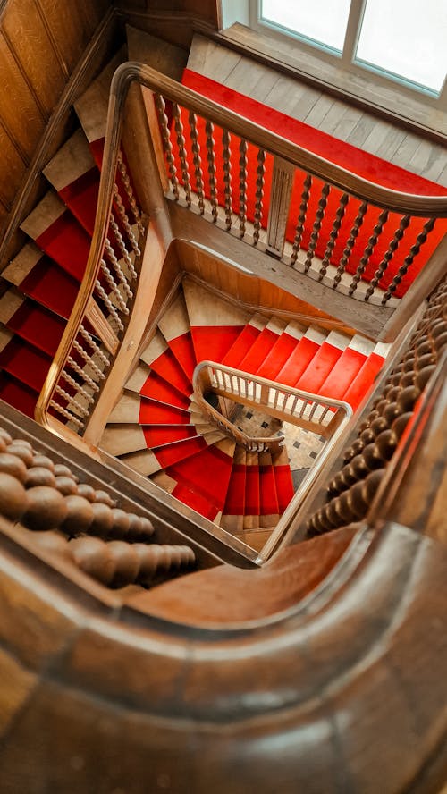 Red Carpet on a Stairs