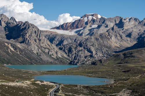 Twin Lakes in Batang, Sichuan, China 