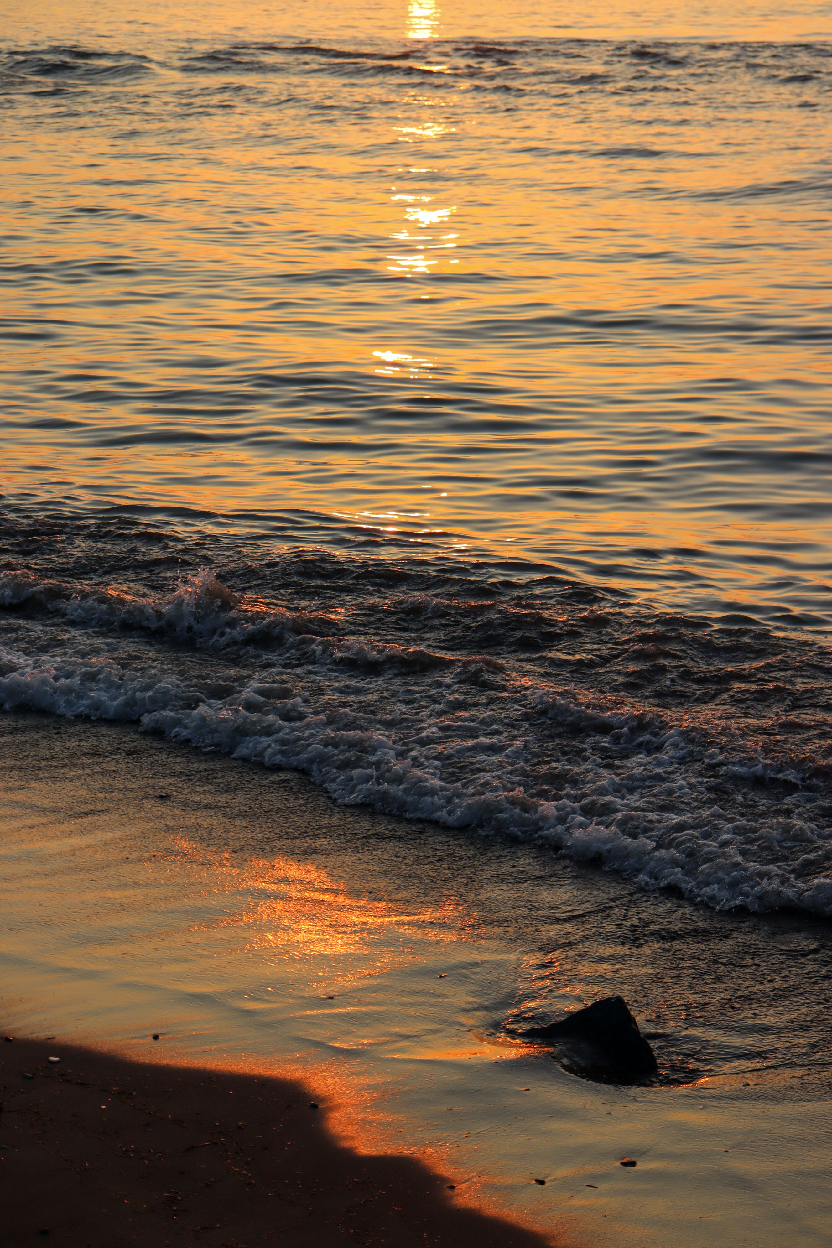 Sunset Light Reflecting in Sea · Free Stock Photo