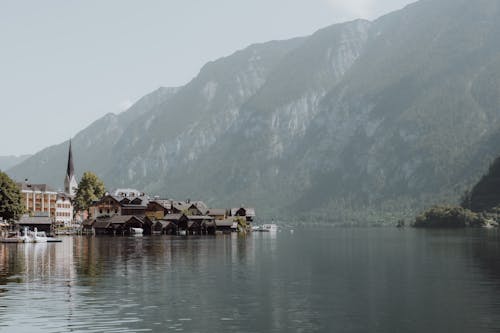 Hallstatt Lake in Austria