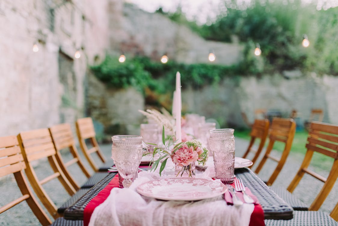 Free Table Setting Stock Photo