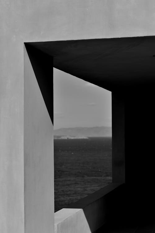 Základová fotografie zdarma na téma abstraktní, betonová stěna, černobílý